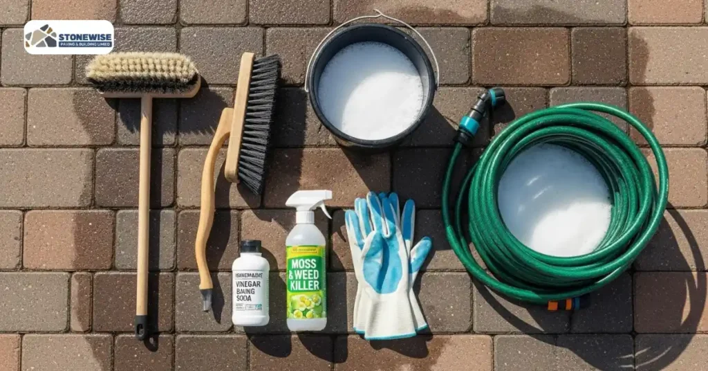 Tools You Need to Clean Block Paving